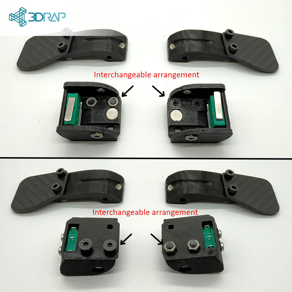 Universal magnetic Paddles for Custom Steering Wheels (External Use ...